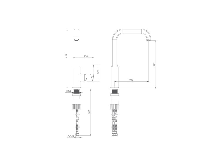 مشخصات فنی شیر ظرفشویی باواریا
