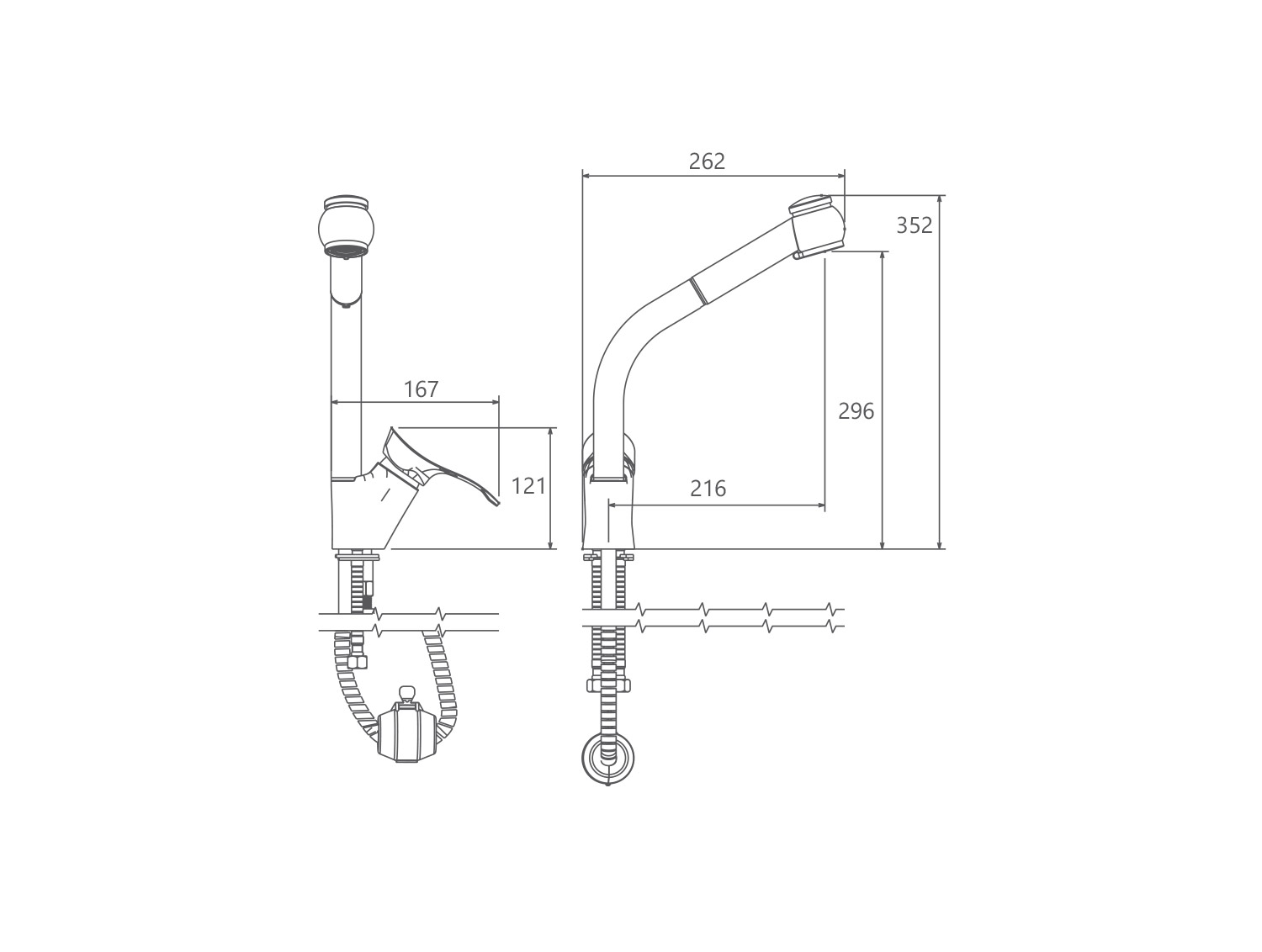 مشخصات فنی شیر ظرفشویی شاوری لرد