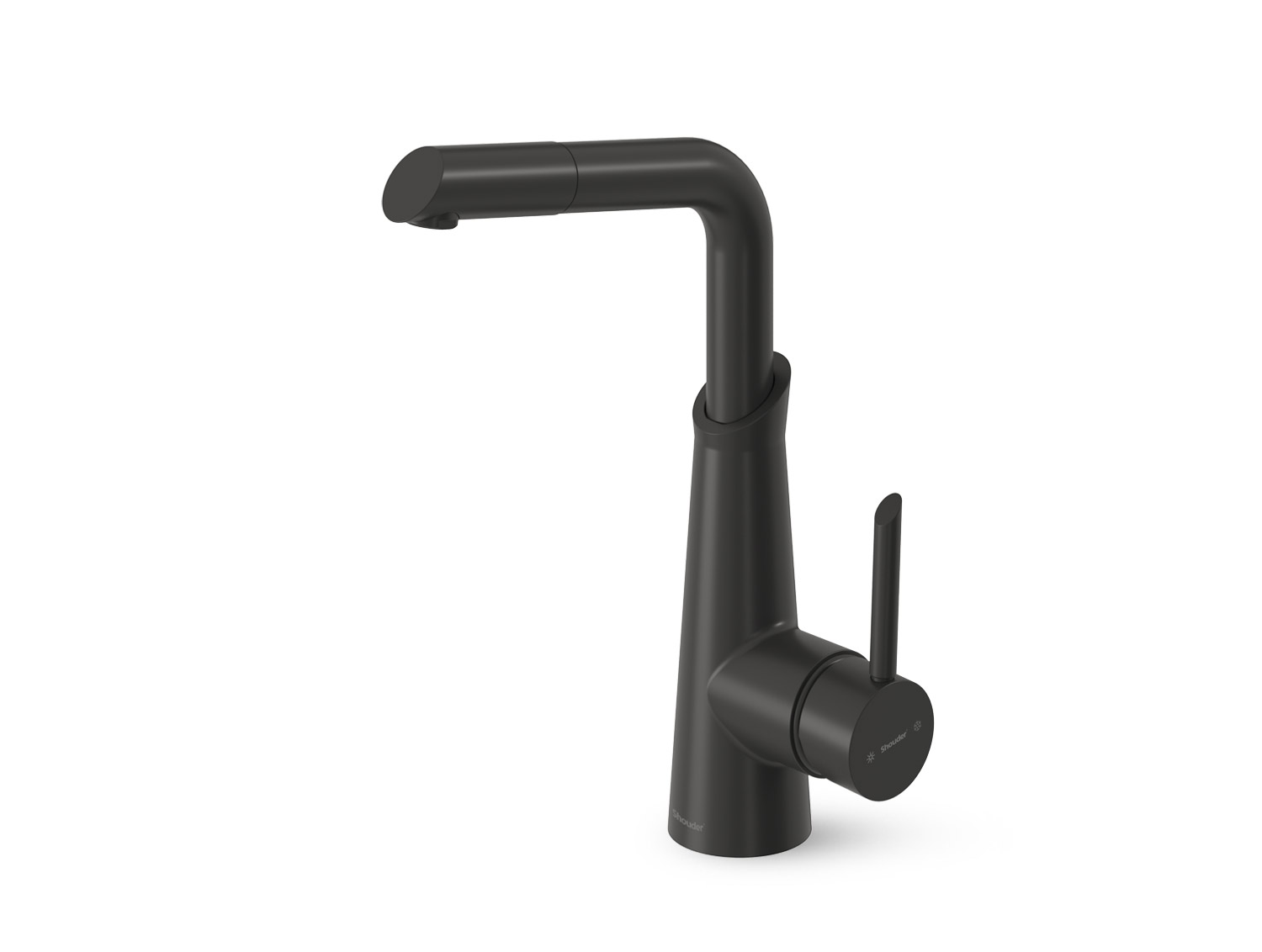 شیر ظرفشویی شاوری آکسل مشکی