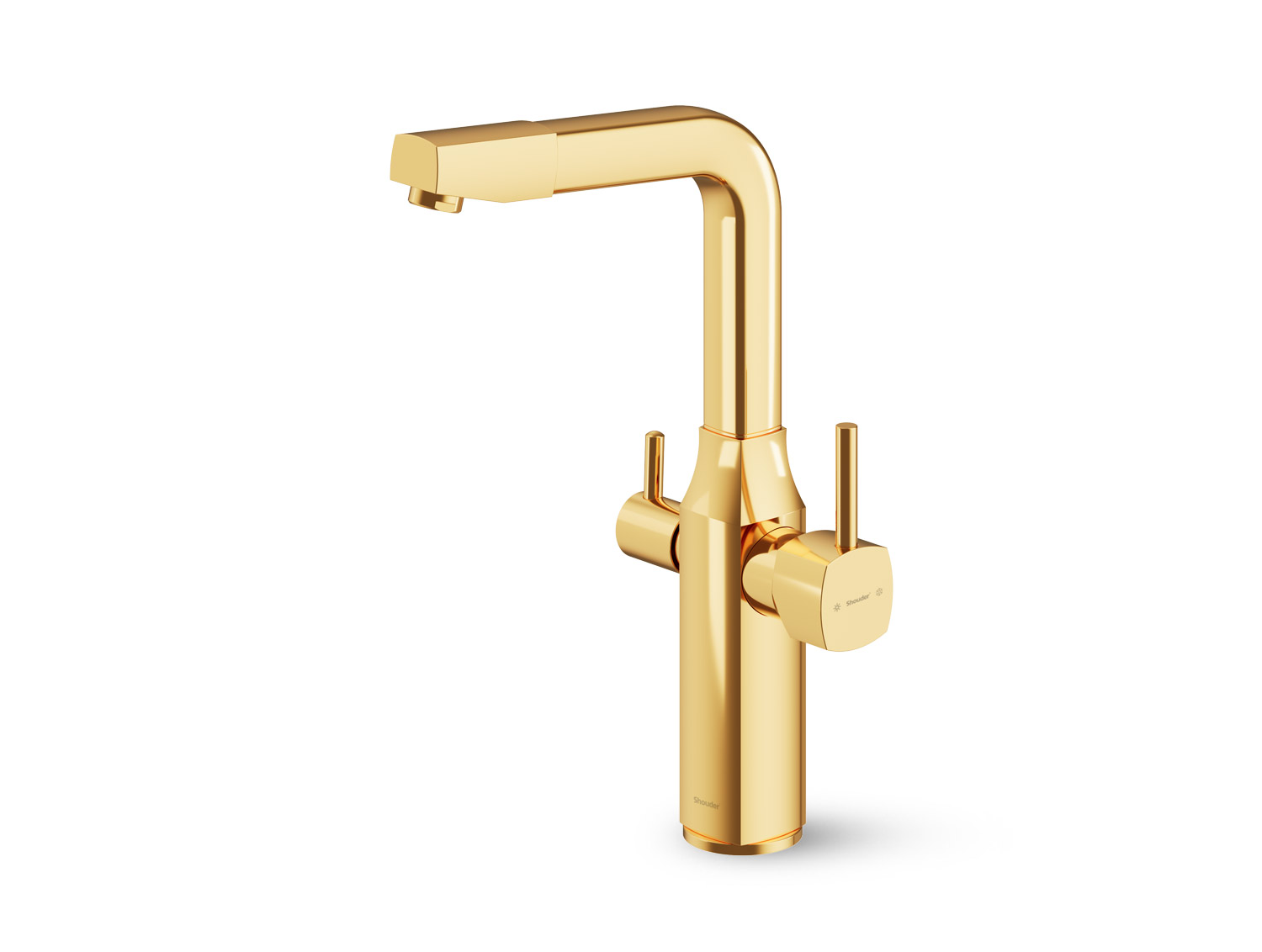 شیر ظرفشویی دومنظوره یونیک طلایی براق