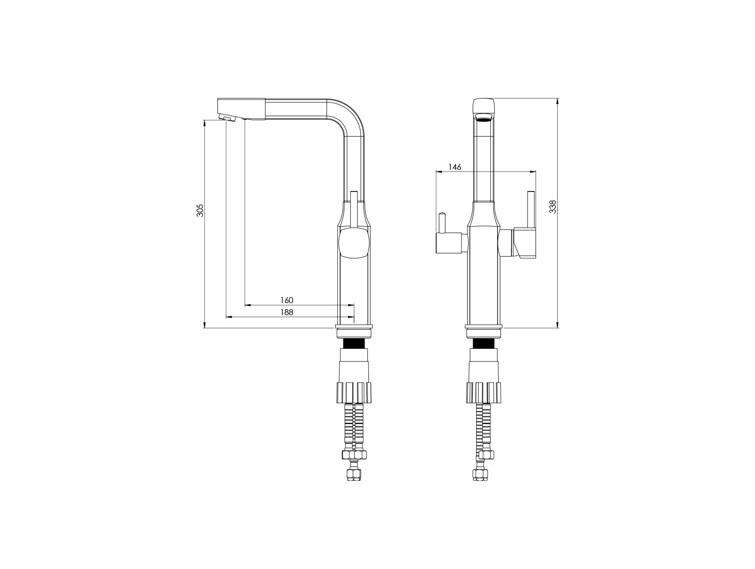 مشخصات فنی شیر ظرفشویی دومنظوره یونیک