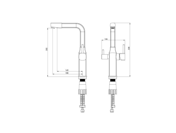 مشخصات فنی شیر ظرفشویی دومنظوره یونیک