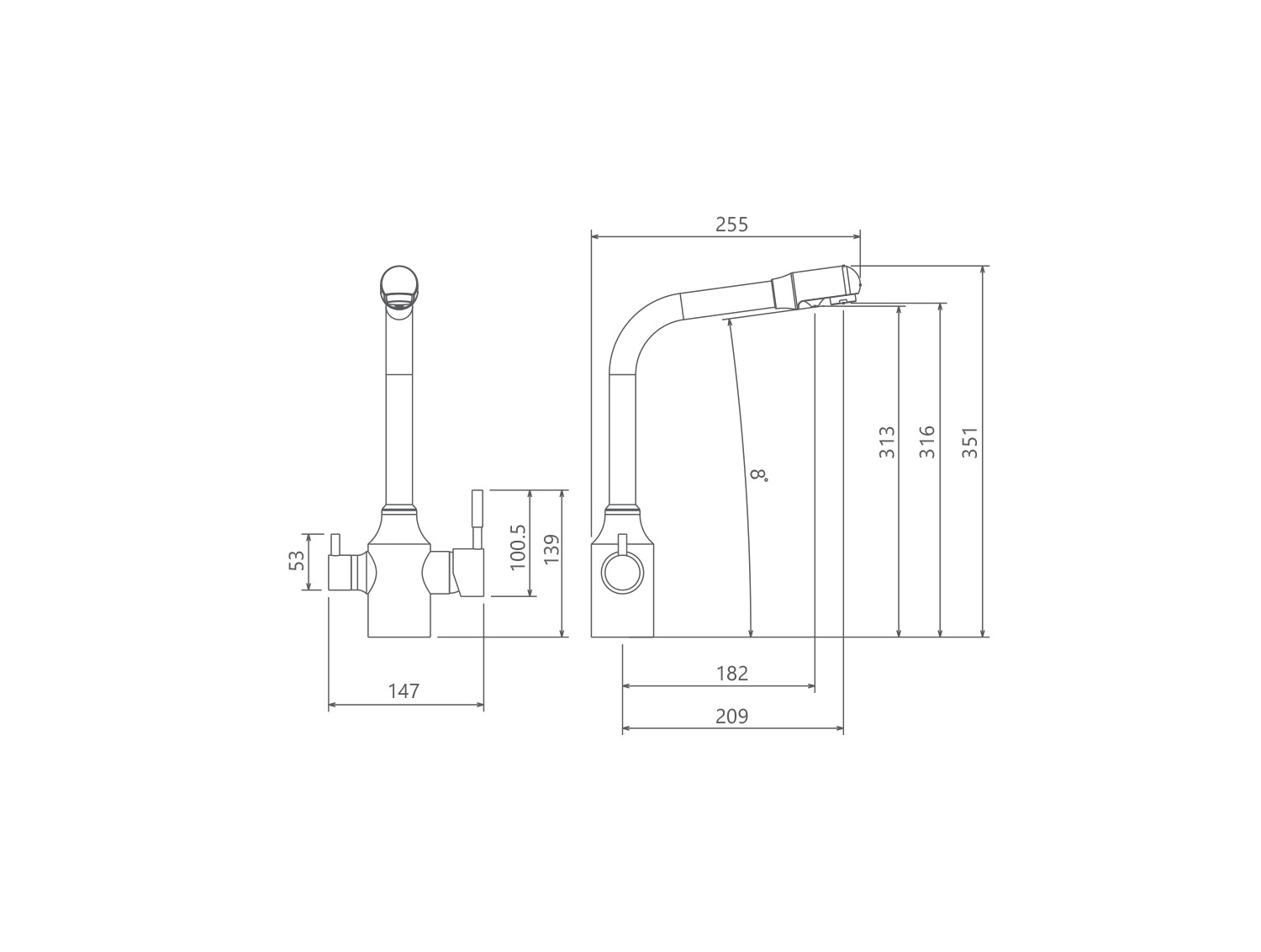 مشهصات فنی شیر ظرفشویی آلبرتا